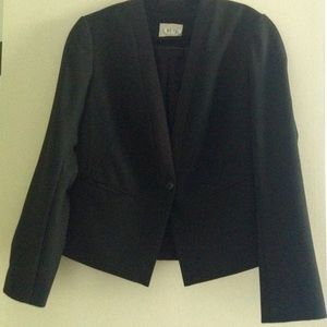 Ann Taylor Loft suit jacket tuxedo style